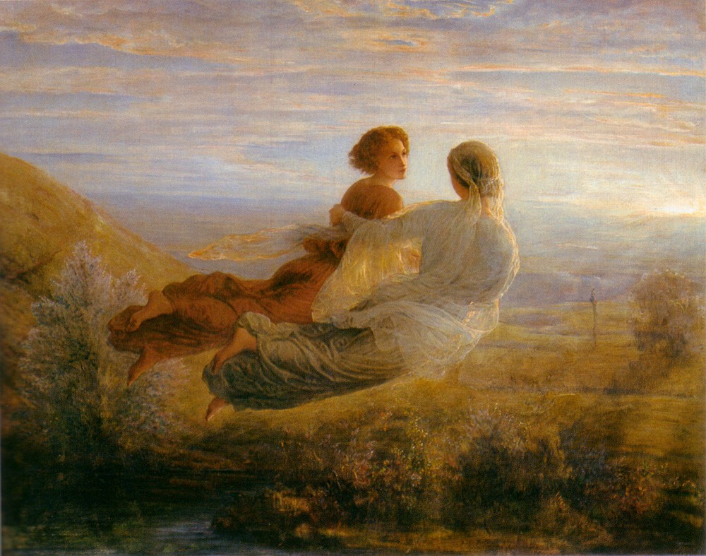 Anne-Francois-Louis Janmot Le Poeme de l'ame - Le Vol de l'ame